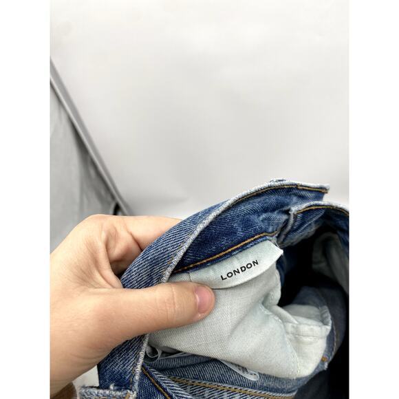 SLVRLAKE London high-rise straight-leg organic jeans in born to run - Picture 6 of 10